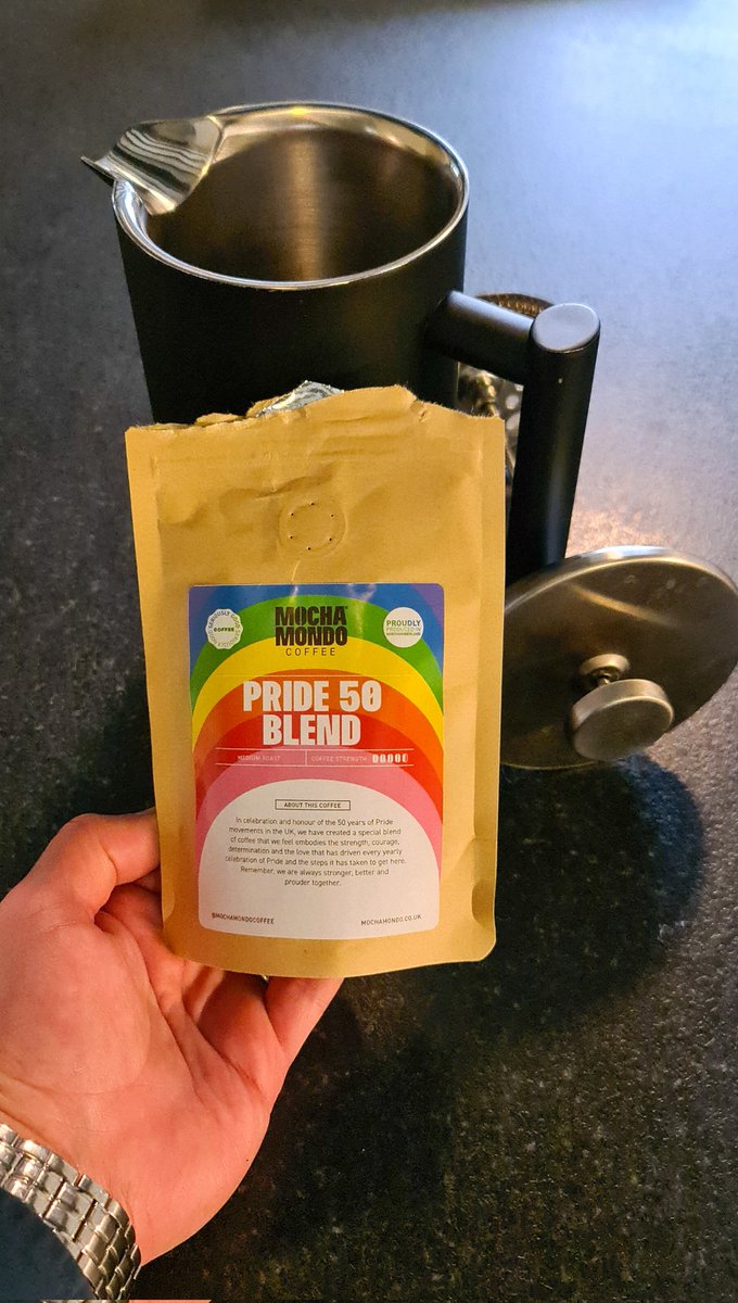 AshbyJewellers's tweet photo. Today marks the return of London Pride ๐ณ๏ธโ๐ and so seems an appropriate day to try our new โ๏ธ.
#pride2022 #coffee #gift #celebration #ashbydelazouch #bathstreet #ashbyjewelllers #loveashby #shoplocal #itsafamilything #shopappy https://t.co/jcDWyrPvy1