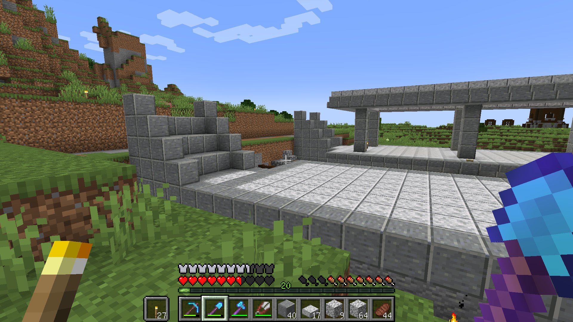 تويتر ぶちじぃ على تويتر 磨かれた安山岩 磨かれた安山岩 駅づくりに活用しております マイクラ マインクラフト Minecraft T Co Qj5taghjcn