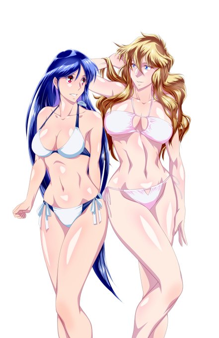 暑いので水着を描く 