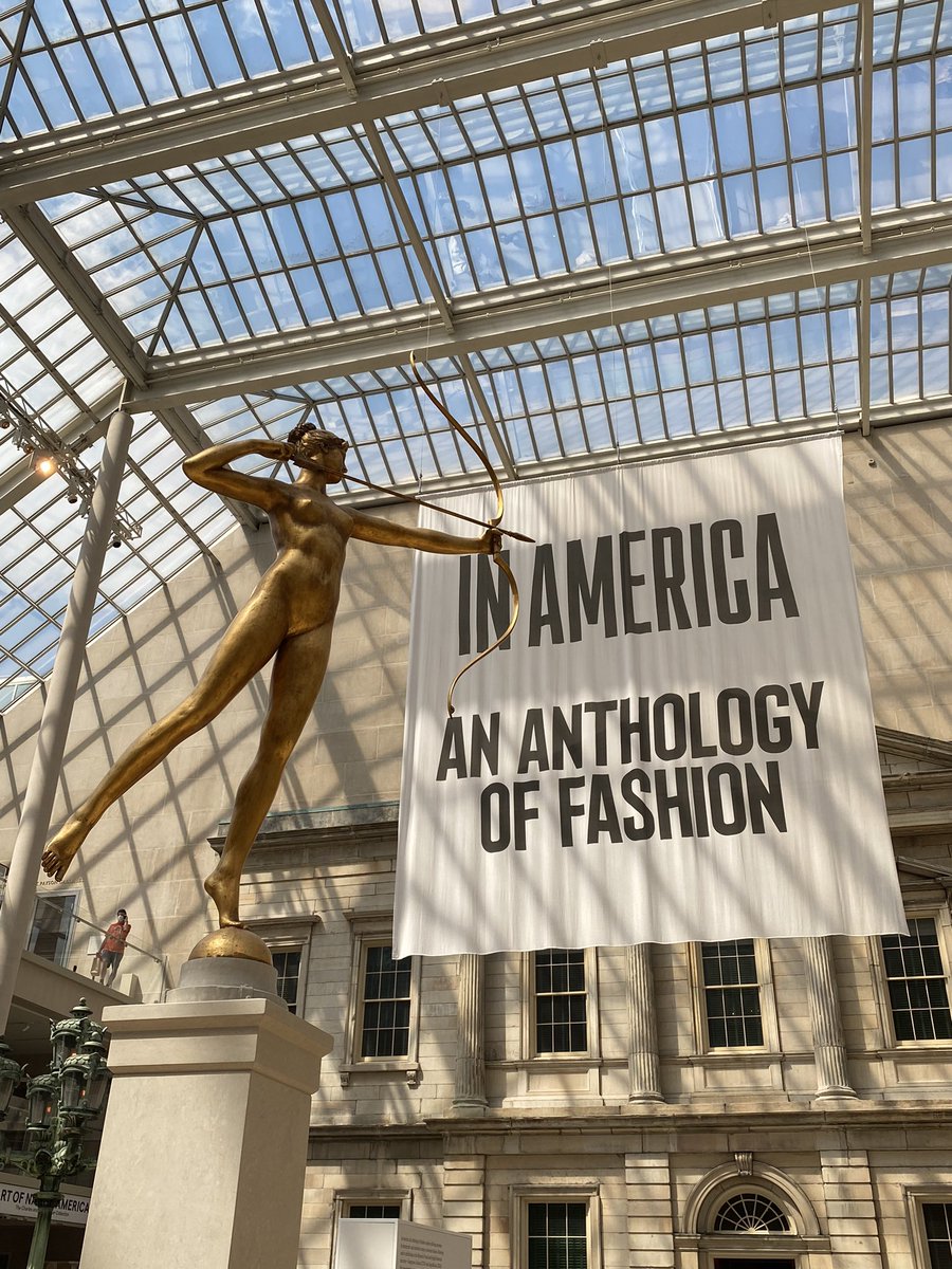 Loved walking through this exhibit at The Met. Fashion is also an expression of art and freedom. 🇺🇸