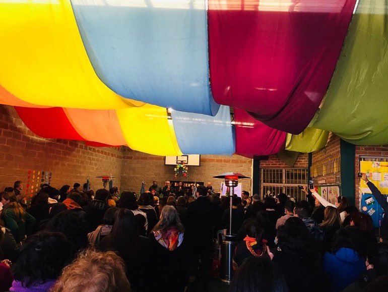 2 de Julio Día del Cooperativismo. Acá estamos, reivindicando nuestra participación y valorando la construcción de la Reglamentación de las Escuelas de Gestión Social y Cooperativa. 6to Encuentro Provincial de <a href="/Feceaba2/">FECEABA</a> 
Colegio Caraludmé.