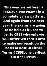 Rahul07158758's tweet photo. 😞, ye srf hmare liye fair nhi hoga ek self confidence bhi bdegda hmara aur hmari family ka bhi , it's not like other session batch we face too much problems ,😞 pressure of 2 two board exam plzz help us @cbseindia29 #BestOfEitherTermsSubjectWise 
#justiceforstudents https://t.co/iaJteUFaLX