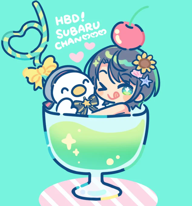 スバルちゃんお誕生日おめでとう!🎉💕いつもありがとう!グッズセットあまりにも可愛すぎて届くの楽しみです!! #大空スバル生誕祭 #プロテインザスバル 
