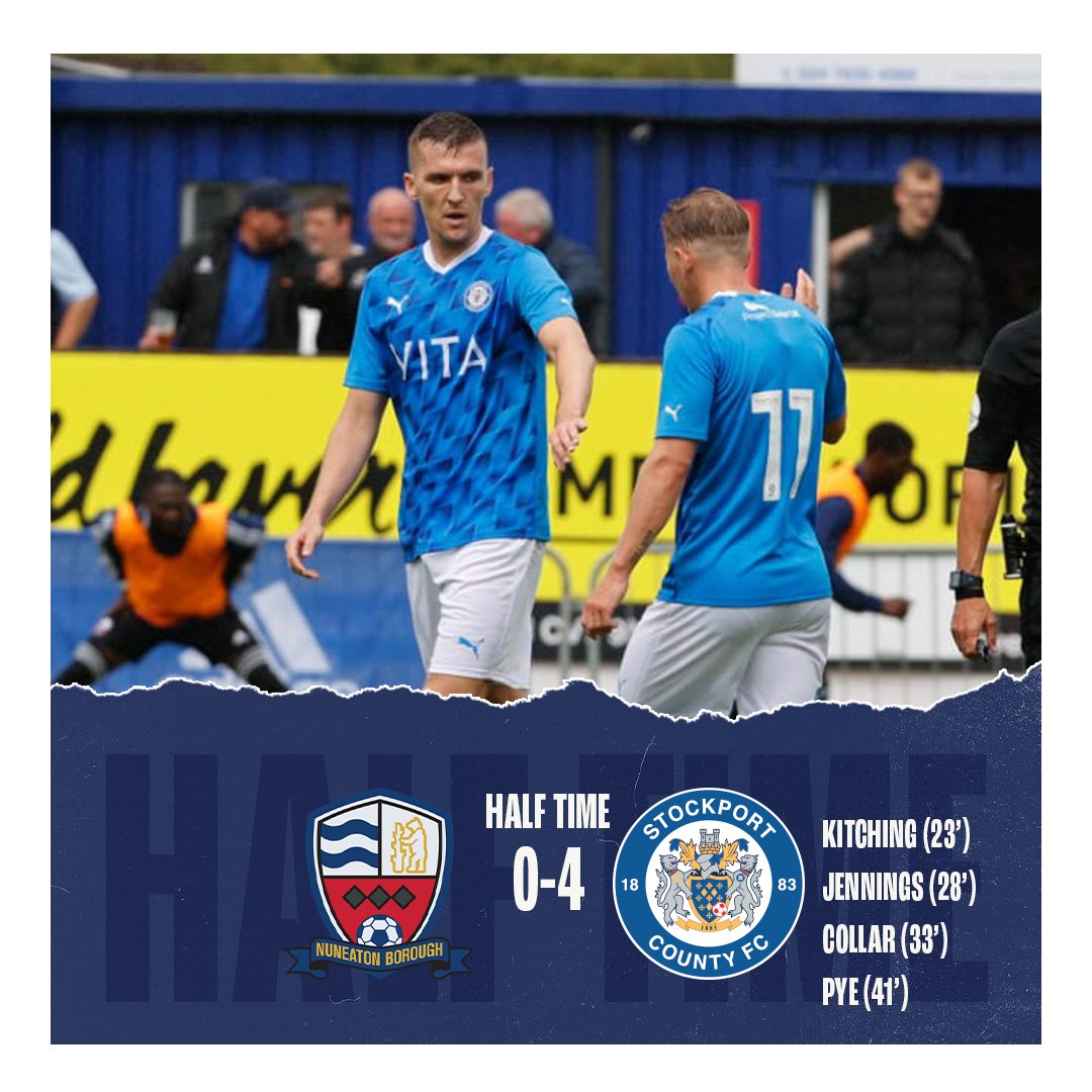 Stockport County on Twitter "A dominant firsthalf from the Champions