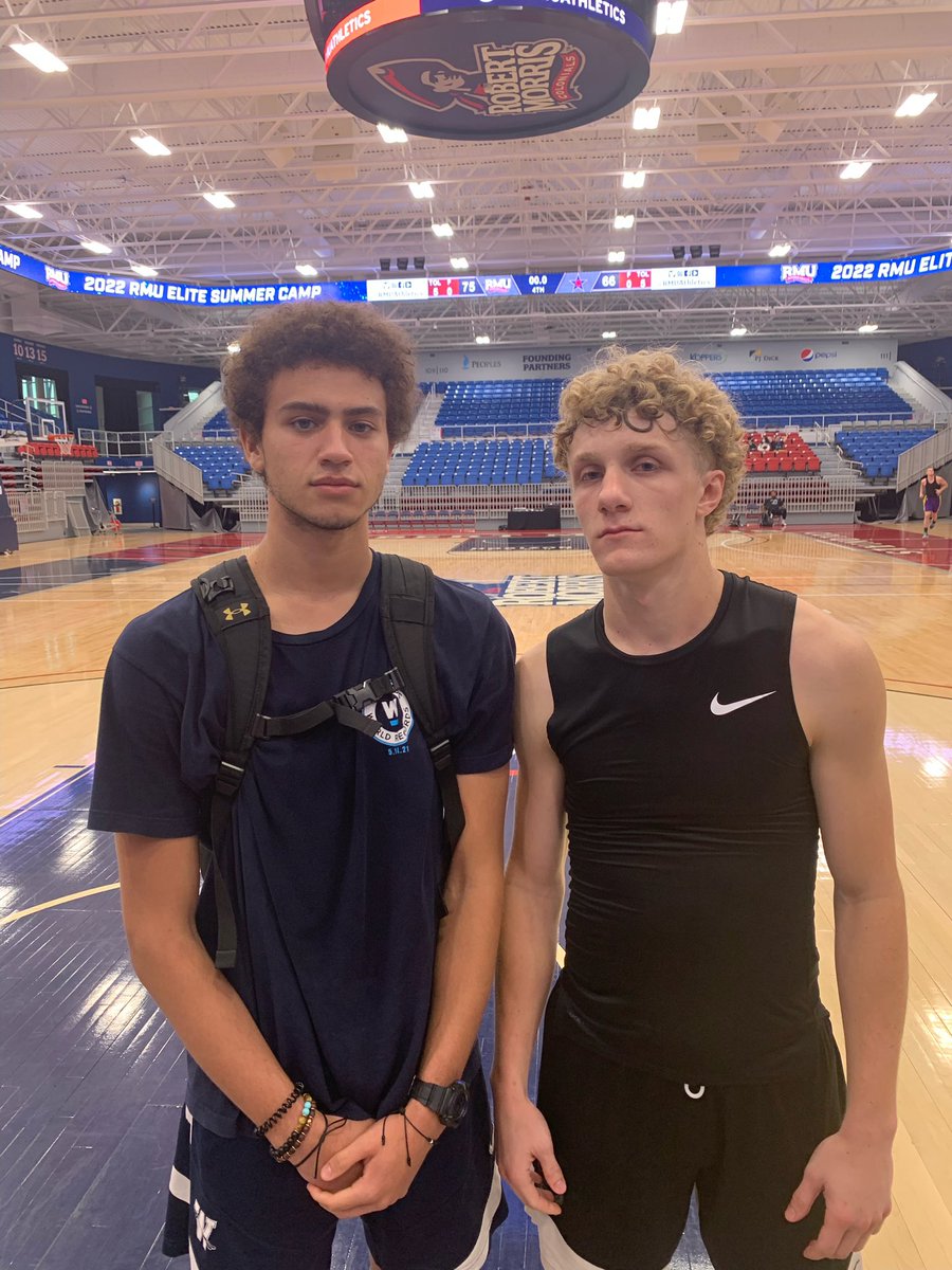 Great elite camp at <a href="/RMUMBasketball/">RMU Basketball</a>, intense instruction by staff, great breakdown drills and competitive play. My TAPVertical brotha <a href="/BedeLori/">Bede Lori</a> is a shooter! <a href="/yvng_tr33zy/">Tre Holliman</a> PG push is tough! #WeJustOutHereWorking #GetNoticed #GrindDontStop