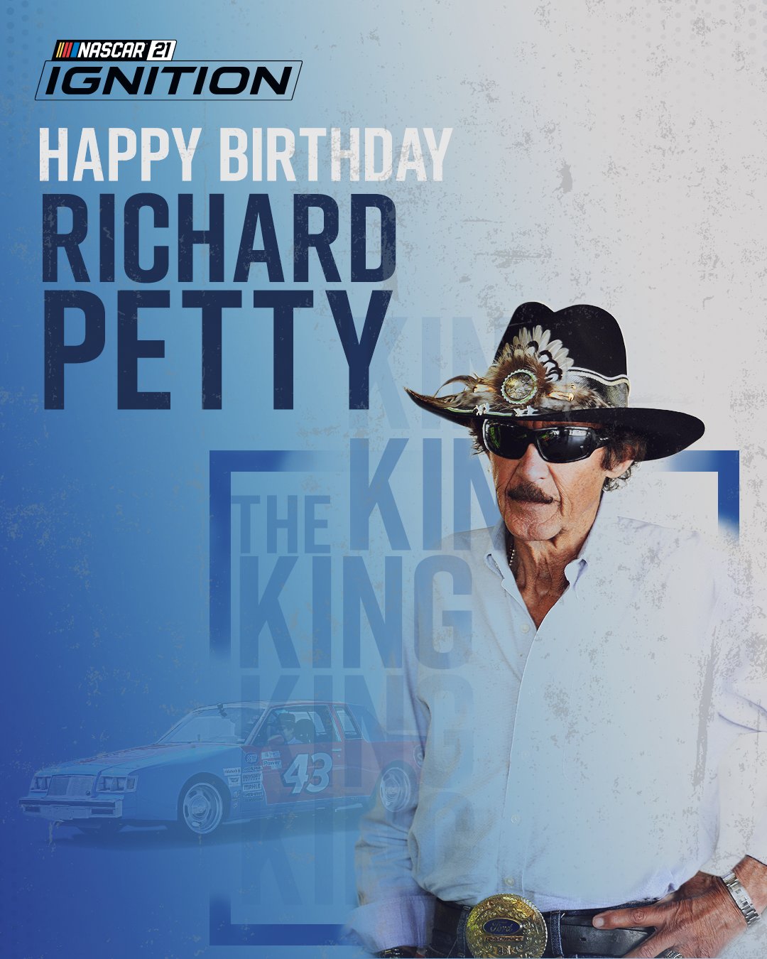 Happy Birthday to \"The King\" Richard Petty! 