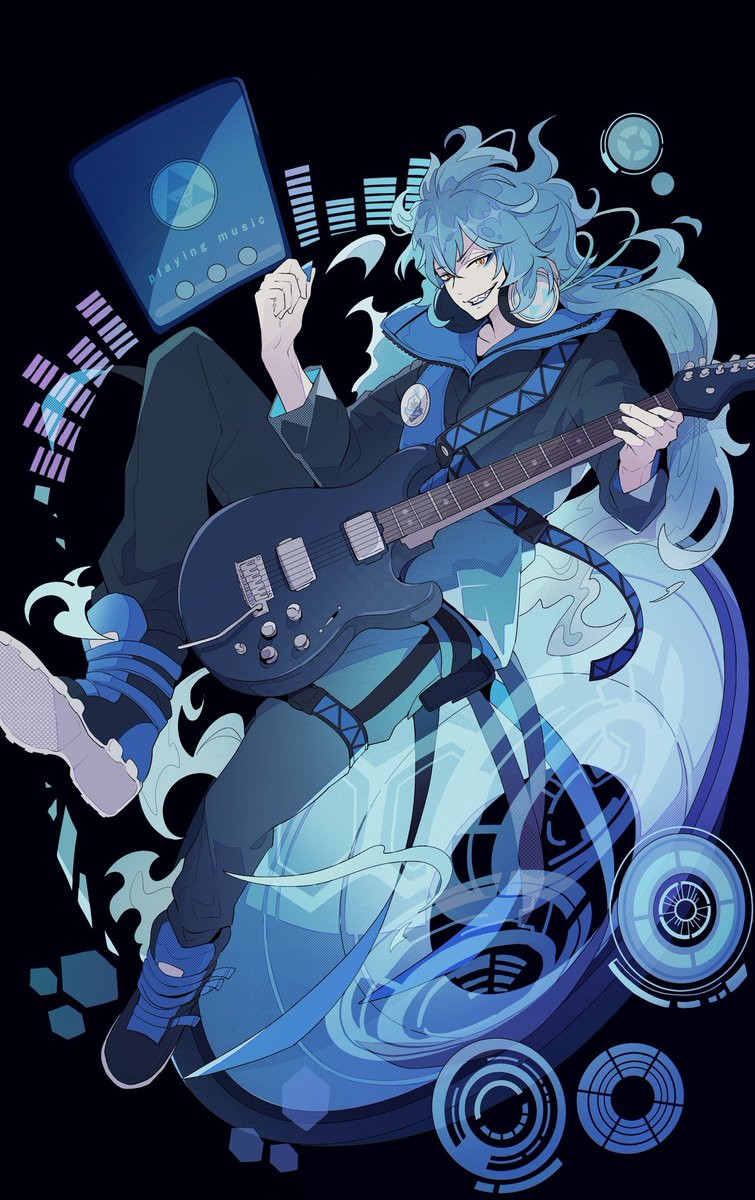 「EURUS, Guitar 」|ランタッタのイラスト