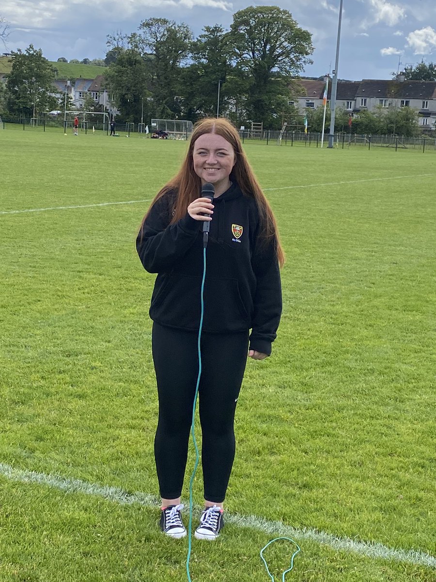 Liatroim Fontenoys (@liatroimfgaa) on Twitter photo Clare Scally from our club singing the national anthem at todays games.
<a href="/downcamogie_/">Official Down Camogie</a> Clare Scally from our club singing the national anthem at todays games.
<a href="/downcamogie_/">Official Down Camogie</a>