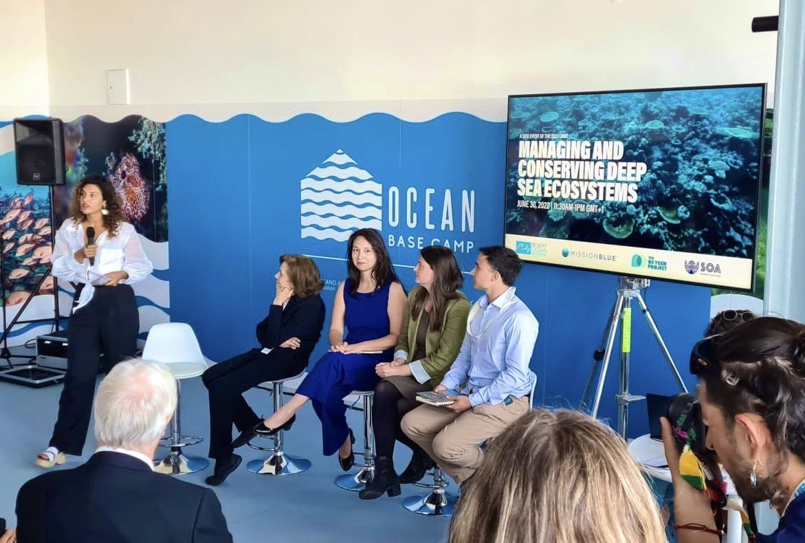 She also witnessed the power of collective action in decision-making processes and had the chance to discuss her legal perspective on deep sea conservation in a panel with <a href="/SylviaEarle/">Sylvia A. Earle</a>, @DivaAmon, <a href="/caceresbartra/">Daniel Cáceres Bartra</a> and @KajaFjaertoft