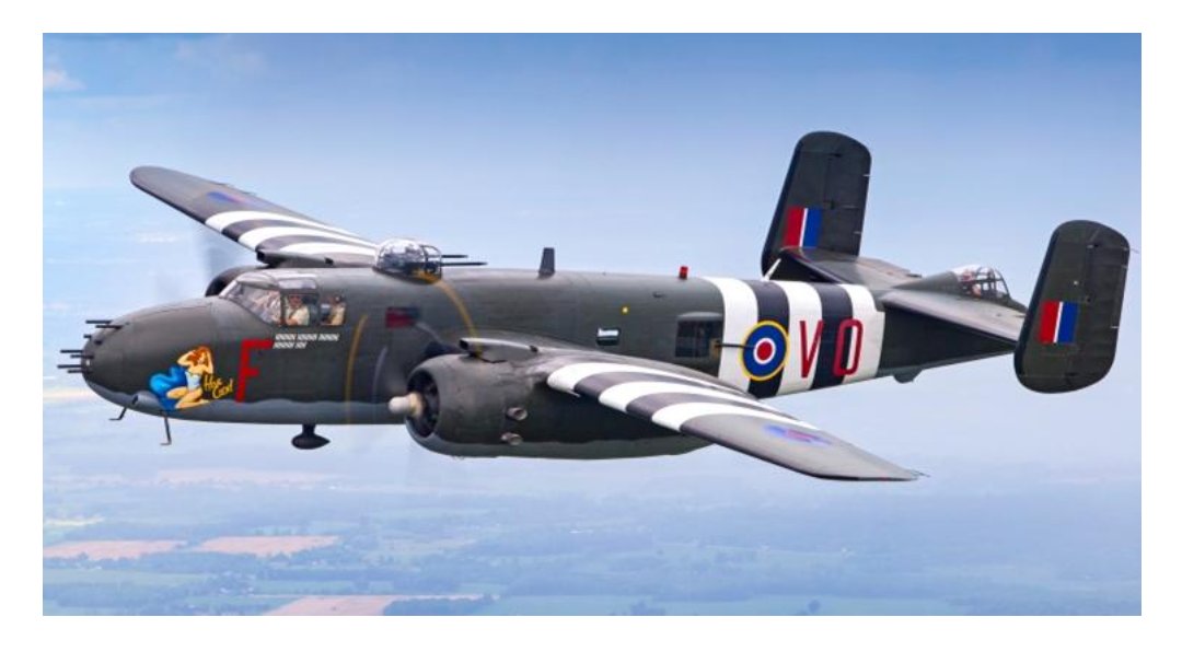 Just saw a B-25 Mitchell Bomber from the Canadian Warplane Heritage Museum @CWHM fly overhead. An unexpected treat to see such beautiful aircraft!! #B25 #MitchellBomber #RoyalCanadianAirForce #WW2 #HistoricAircraft