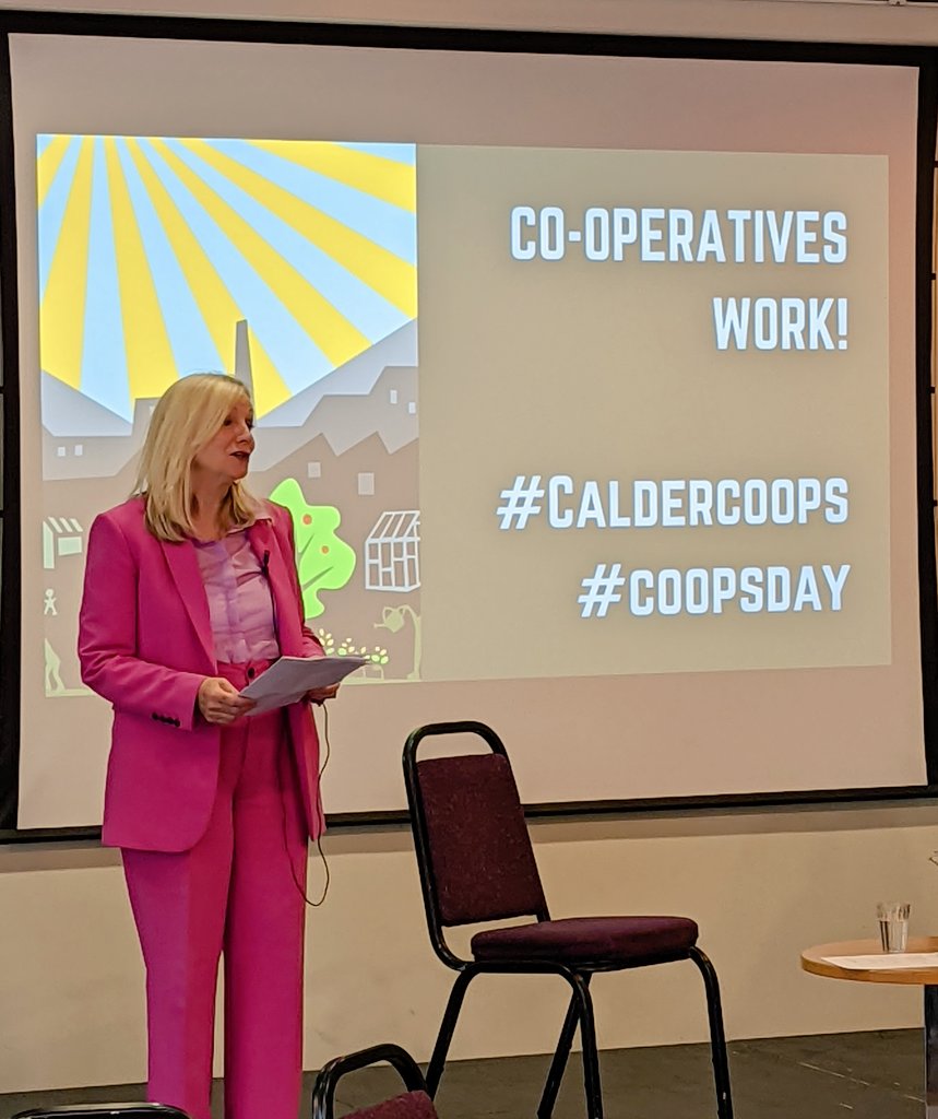 John McMahon (@johnmcarts) on Twitter photo '#Cooperatives can play an important part in how we keep vital Yorkshire pounds, here in Yorkshire!'
Inspirational closing keynote from <a href="/TracyBrabin/">Tracy Brabin WY 🌹</a>, at the <a href="/caldercoops/">caldercoops</a> #CoopsDay #CoopsDay2022 event in Hebden Bridge '#Cooperatives can play an important part in how we keep vital Yorkshire pounds, here in Yorkshire!'
Inspirational closing keynote from <a href="/TracyBrabin/">Tracy Brabin WY 🌹</a>, at the <a href="/caldercoops/">caldercoops</a> #CoopsDay #CoopsDay2022 event in Hebden Bridge