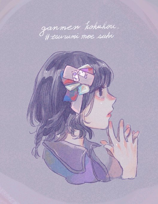 横顔綺麗のtwitterイラスト検索結果