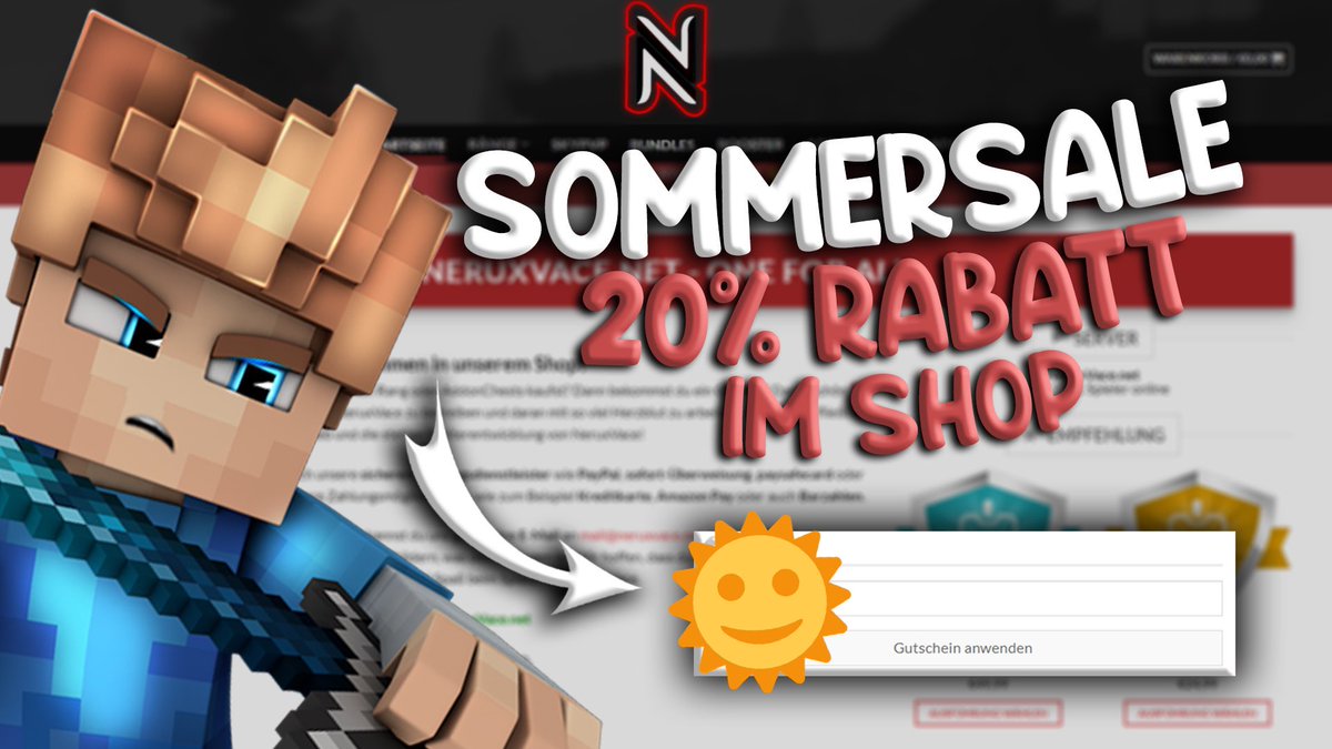 🌞 20% Sommersale auf <a href="/NeruxVace/">NeruxVace.de</a>.net 🌞

Nur für kurze Zeit bieten wir euch die Möglichkeit überall in unserem Shop zu sparen: ⏳
▶ neruxvace.shop

Einfach im Warenkorb oder in der Kasse den Code „SOMMER2022“ nutzen und sparen! 💥

Danke für den Support! 😎