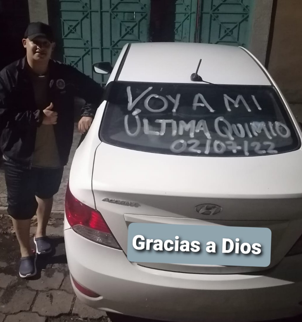 hazieljuarez93's tweet photo. VOY A MI ÚLTIMA QUIMIO 🙏💪☝️

LO LOGRÉ !!!!!!!!!! https://t.co/pTED6V5W85
