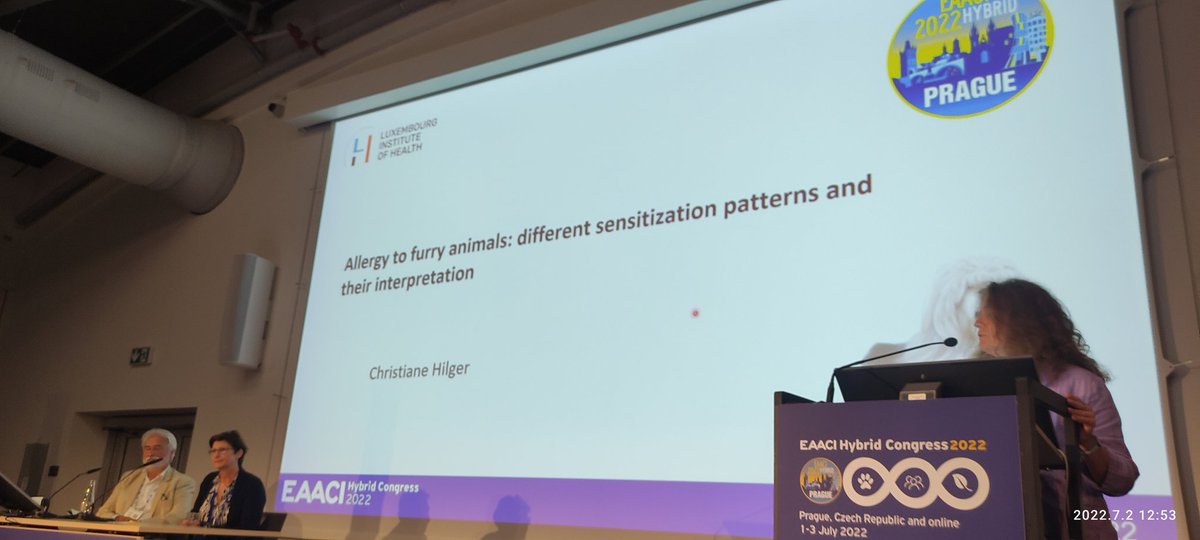 Allergy to furry animals by #ChristianeHilger at MAUG 2.0 launch #eaaci2022 #molecularallergology @EAACI_HQ @EAACI_JM