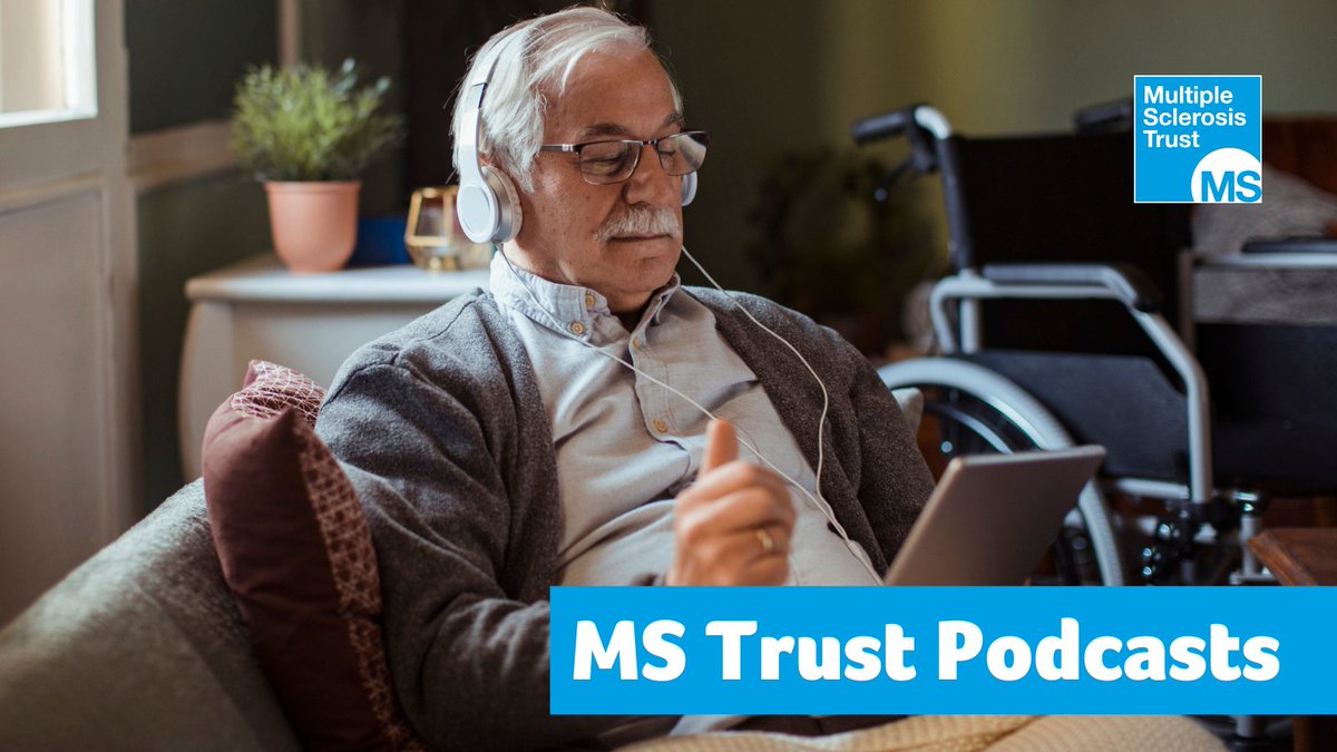 MSTrust's tweet photo. Have you listened to an MS Trust podcast yet?
Our podcasts cover a huge range of subjects from managing fatigue, to HSCT and exercise.
We'd love to hear any suggestions you have for future topics 💙
https://t.co/yuGC2z3ea9 #Podcast #HealthPodcast #MSPodcast https://t.co/SlfDRoMoqu