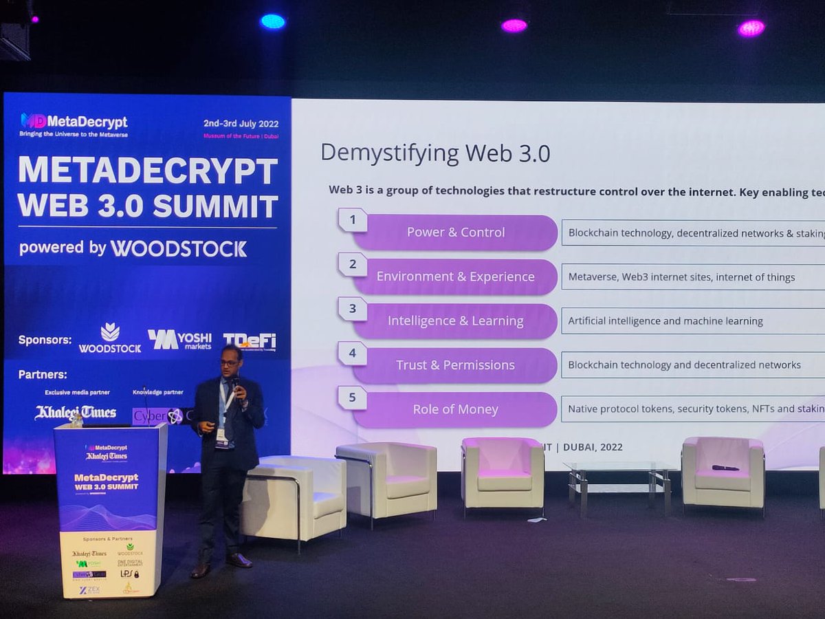 MetaDecryptCo's tweet image. Top 5 points to Demystifying #Web3 

#metadecrypt #web3summit