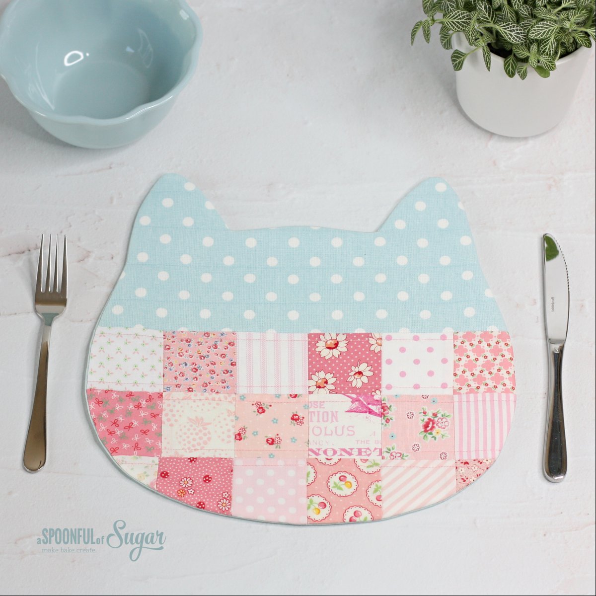 Lisa Cox (@aspoonfulsugar) on Twitter photo Purr-fect addition to your table π» or works well as a pet placemat. 
I combined my favourite pink and low volume prints in a classic patchwork checkerboard design, and combined it with a lovely dΓ©cor weight blue and white polka dot print. 
bit.ly/3bmyhIp Purr-fect addition to your table π» or works well as a pet placemat. 
I combined my favourite pink and low volume prints in a classic patchwork checkerboard design, and combined it with a lovely dΓ©cor weight blue and white polka dot print. 
bit.ly/3bmyhIp