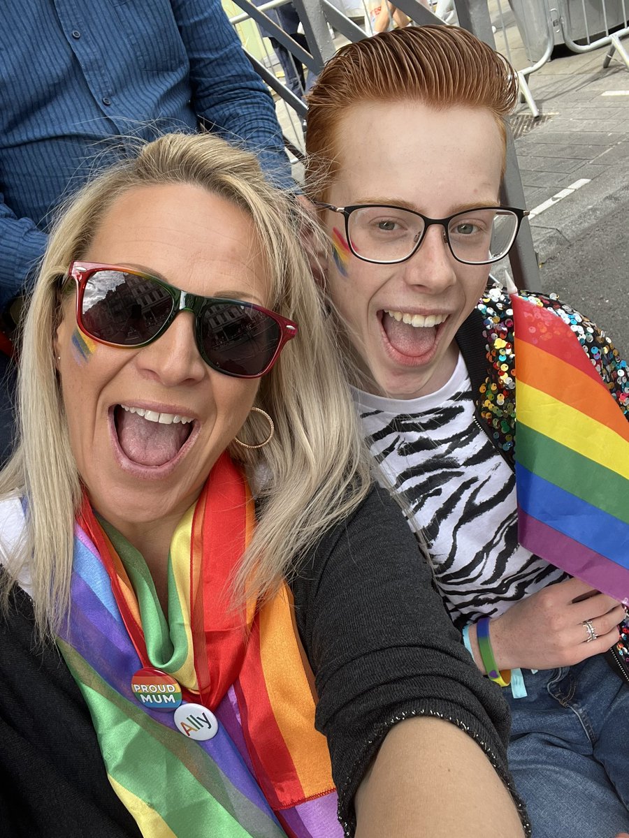 We’re at @PrideInLondon #ProudMum #Pride
