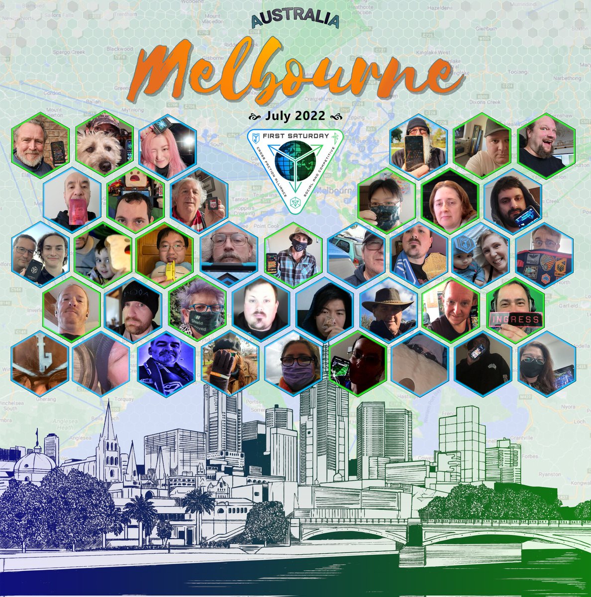 ChatSpud's tweet photo. July FS for Melbourne
❤💚💙💛💙💚❤
#ingress #IngressFS #IngressFSatHome @ingress @FevGames @NianticLabs #IngressMelb
#IngressSwag #redfaction @redfactionagent #donateblood https://t.co/VkLv87wVds