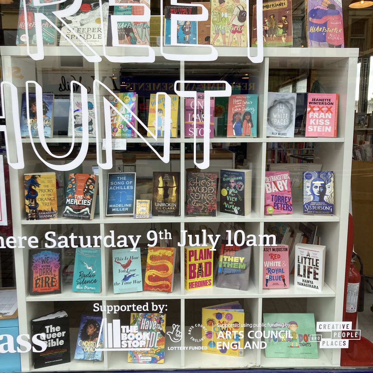 Happy #pride St Helens! If you’re marching down Bridge Street today be sure to check us out for tons of LGBTQ+ books of all genres for all ages 🏳️‍🌈 #lgbtreads #lgbtpride