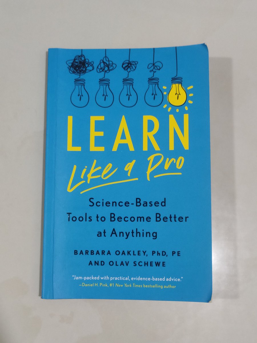 sahilparab090's tweet image. This is a great and very short read, if you want to learn :
- How to be a pro learner 
- Pomodoro Technique
- How to gain intuition and think fast
- Read effectively
- How to exert self-discipline 
- How to take better notes.

#LearnLikeAPro