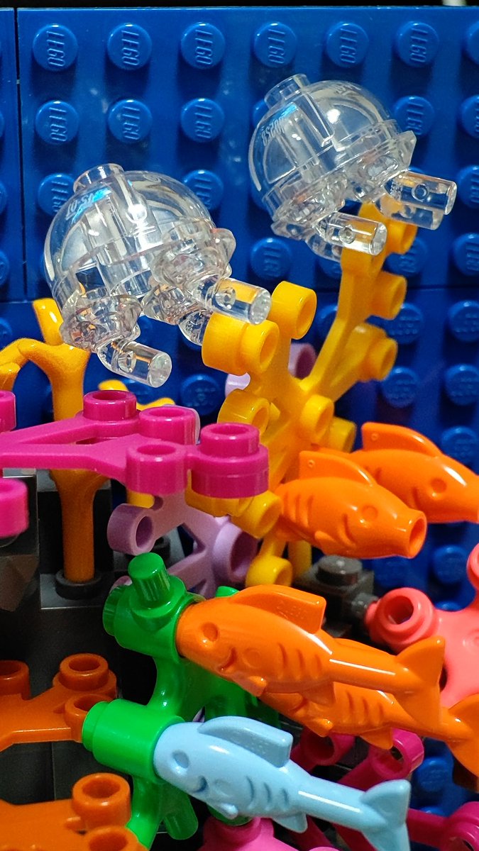 EsperanceSango's tweet image. アイコン作ってて、今まで見たことない、ビルドを思いつきました。。
クラゲです。
#レゴ　#海月　#LEGO