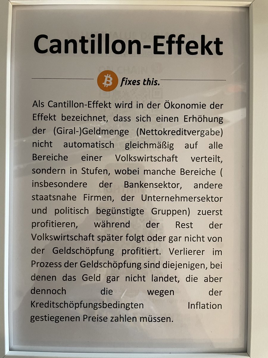 Cantillon-Effekt

Erklärt für unsere Gäste

#Bitcoin fixes this