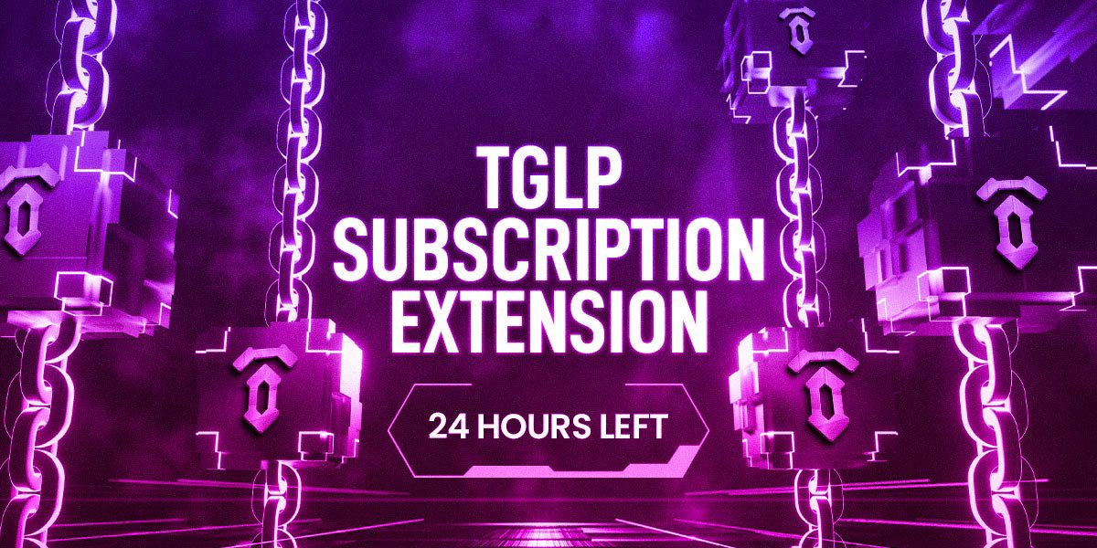 Redacted_TenseT's tweet photo. 24 hours remaining for TGLP subscription extension!

Lock 1,000 additional #10set and prolong your subscription for another 365 days!

Take your chance to extend and enjoy #TGLP presales for another year before your sub expires!

Lock now here 👉  https://t.co/sQta8yI7x9 https://t.co/cC5nDLdv48
