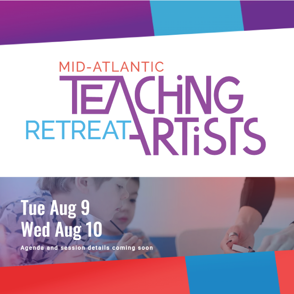 ArtsDelaware's tweet photo. Calling all #TeachingArtists! The Mid-Atlantic Teaching Artists Virtual Retreat brings together #ArtsEducation professionals to build and strengthen a #RegionalNetwork of highly qualified teaching artists. Register for #MidAtlanticTARetreat by Aug 11 at https://t.co/ilsZKpRxc1 https://t.co/pIKSYVhCop
