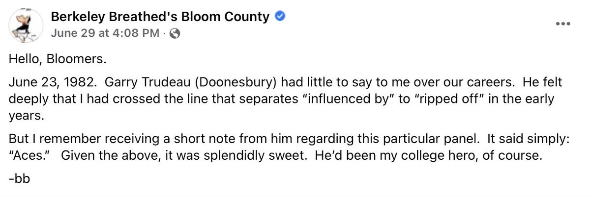 Bloom County tweet media