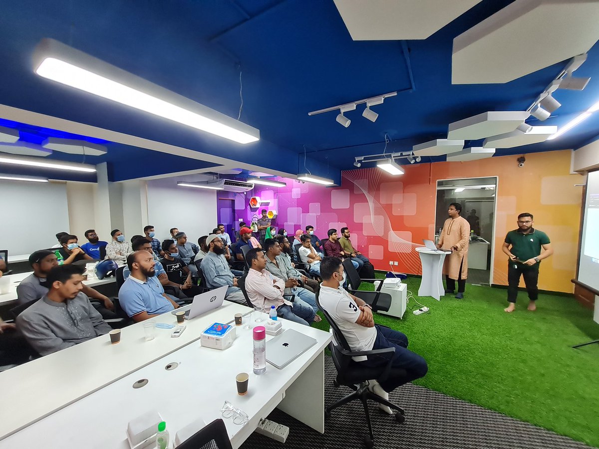 Dhaka WordPress Meetup July 2022 with 40+ attendees. 
#WordPress #WordPressDhaka #WordPressCommunity