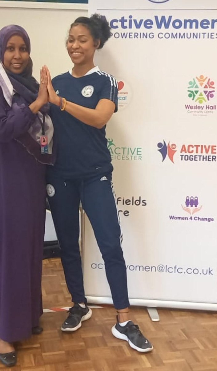 Thanks to Aura @LCFC_Community who dropped by to speak with our members about healthy eating & keeping fit #ActiveWomen