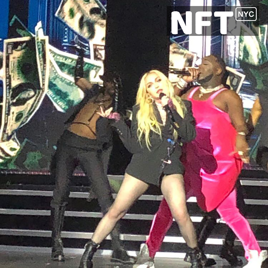 TheBeatbears had first row access to the <a href="/Madonna/">Madonna</a>  <a href="/NFT_NYC/">NFT.NYC</a> show, best performance ever🤩