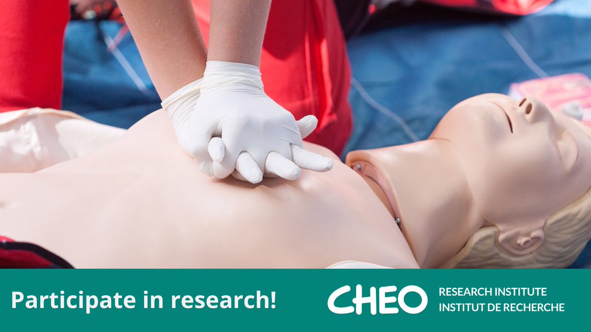 CHEO Ottawa (@cheo) on Twitter photo Have you wanted to learn or practice #CPR skills but haven’t had the time? #CHEOResearch developed a virtual simulation game to provide high-quality instruction. Try it out so we can learn more! Participation in this study is voluntary. Contact: mdelbel@cheo.on.ca for more info. Have you wanted to learn or practice #CPR skills but haven’t had the time? #CHEOResearch developed a virtual simulation game to provide high-quality instruction. Try it out so we can learn more! Participation in this study is voluntary. Contact: mdelbel@cheo.on.ca for more info.