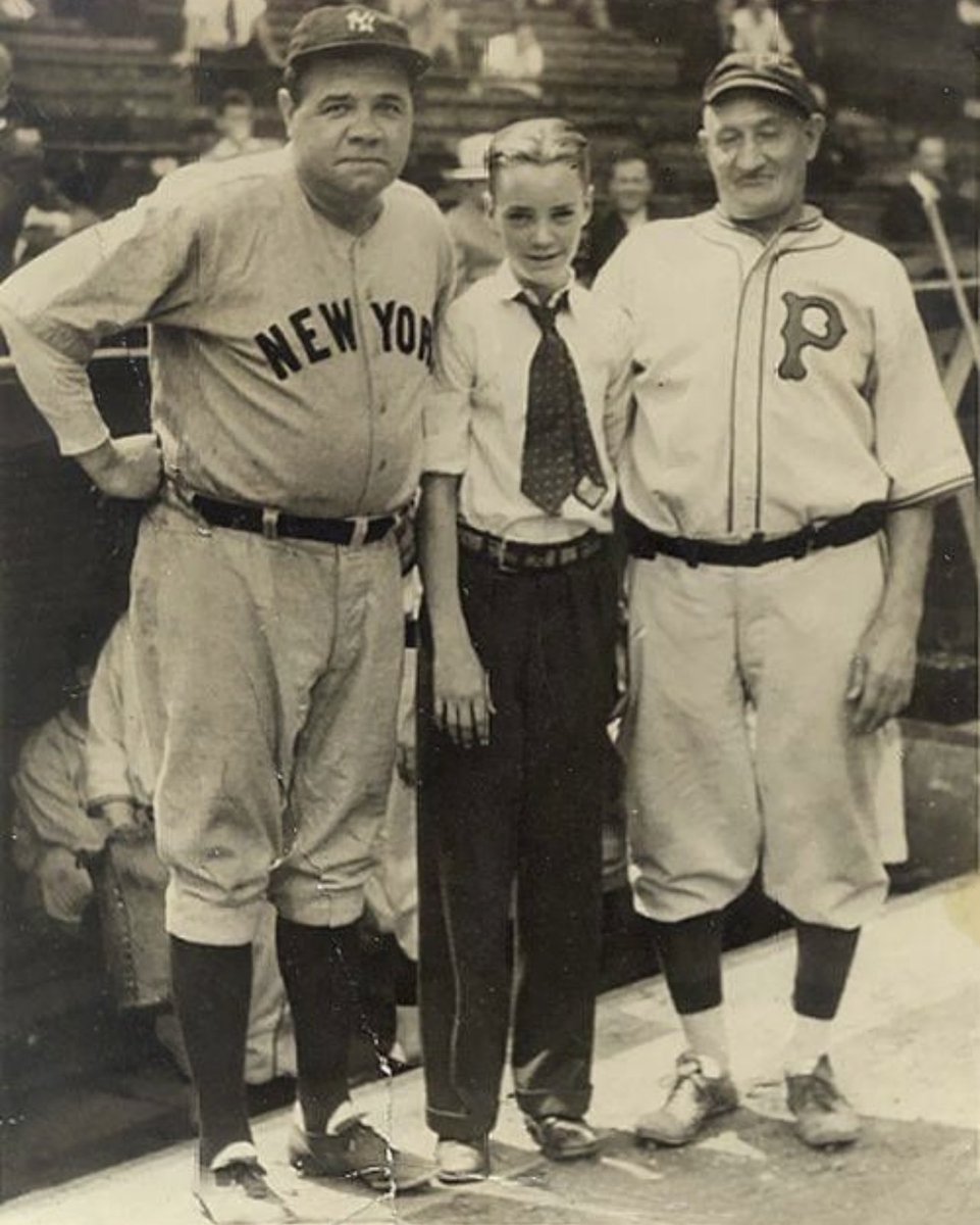 Babe Ruth, one lucky kid and Honus Wagner