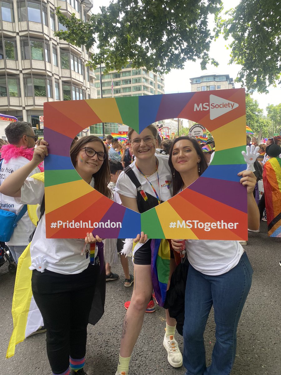 mssocietyuk's tweet photo. Happy faces all around!

We’re at #PrideInLondon  today. If you spot us, do say hi! #MSTogether #Pride https://t.co/LGKERRz5bj