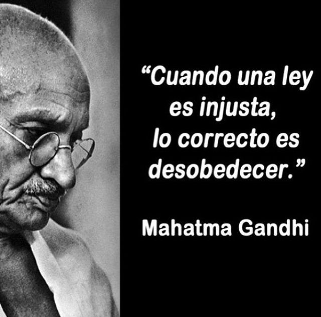 #2Julio #PensamientoRevolucionario.
"Cuando una Ley es injusta, lo correcto es desobedecer"

Mahatma Gandhi.
.<a href="/NicolasMaduro/">Nicolás Maduro</a> <a href="/dcabellor/">Diosdado Cabello R</a> <a href="/jaarreaza/">Jorge Arreaza M</a> <a href="/PartidoPSUV/">PSUV</a>