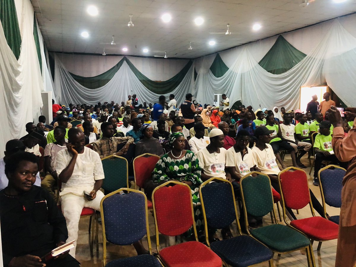 Abdulrahaman__1's tweet photo. Mammoth youths answered the clarion call at the Inauguration of the Northern Youths coalition for peter Obi.

These youths are not rented because they want to be Obidients &amp; #takebacknigeria with their PVCs.

#Arewa4PeterObi #PeterObi4President2023 #Obidients #PeterObi4President https://t.co/bfM0YxBDEo