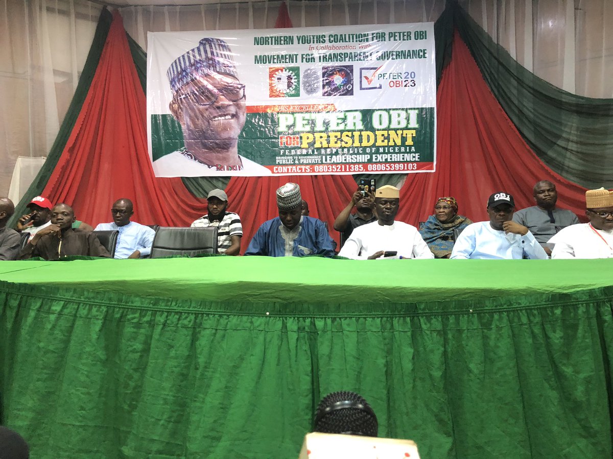Abdulrahaman__1's tweet photo. Mammoth youths answered the clarion call at the Inauguration of the Northern Youths coalition for peter Obi.

These youths are not rented because they want to be Obidients &amp; #takebacknigeria with their PVCs.

#Arewa4PeterObi #PeterObi4President2023 #Obidients #PeterObi4President https://t.co/bfM0YxBDEo