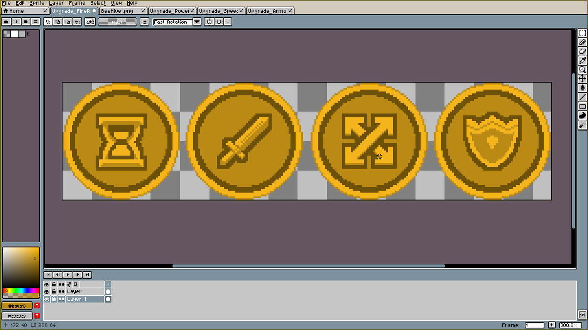 HelperWesley's tweet photo. Working on some really basic coins for the upgrade system revamp.

#gamedev #indiegame #gamedevelopment #game #gamedesign #videogames #indiegames #gamer #pixelart #GDevelop #screenshotsunday https://t.co/TZdCqldqy0