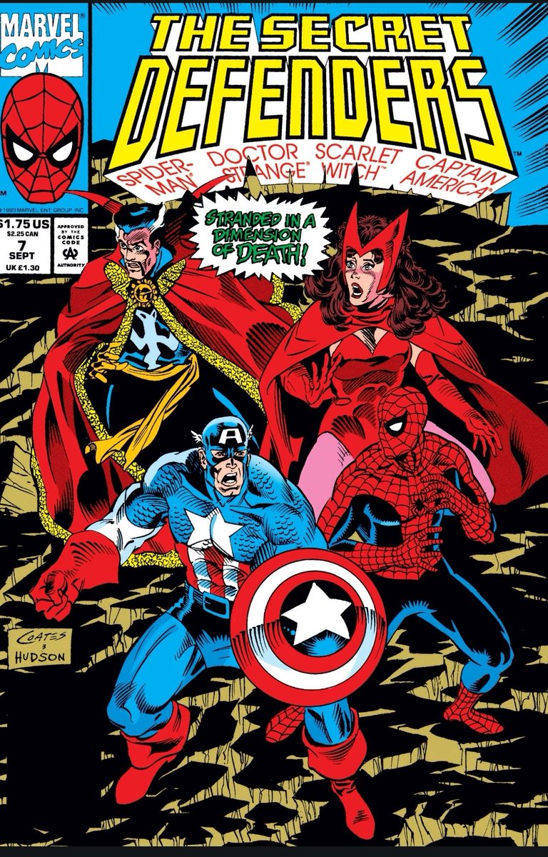 evan_bevins's tweet photo. Entering new territory with #SecretDefenders, as issue 7 is a story I haven't read before. The main team is captured, leaving #CaptainAmerica to protect Earth from the mystical machinations of Xandu
#ICanDoThisAllDay
https://t.co/5KGhYu9YrZ https://t.co/bsebbqnVGi