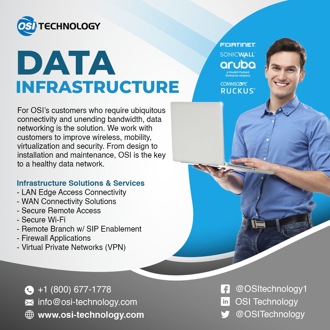 OSITechnology's tweet photo. You deserve the best connection with unending bandwidth! 

Contact us today!  
__
Visit our website: https://t.co/WHswYAUqMN
(800) 677-1778
217 Mt. Horeb Rd. Warren, NJ 07059
_
#network #business #technology #motivation #success #asset #ArubaNetworks https://t.co/hLSB9kl2CZ