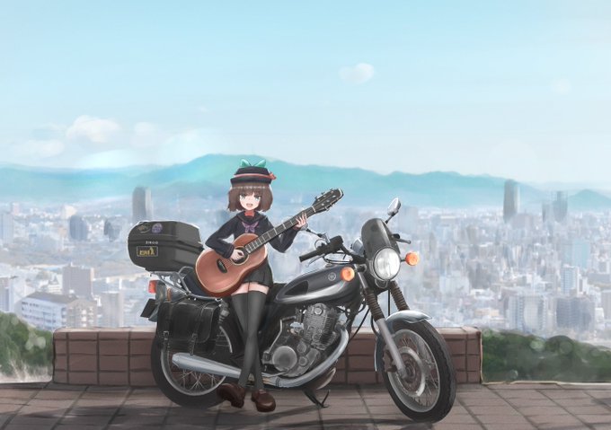 「何かを持っている バイク」のTwitter画像/イラスト(新着)｜4ページ目