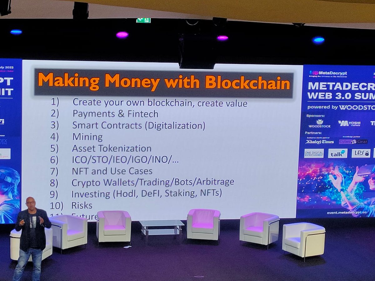 MetaDecryptCo's tweet image. Making Money with #blockchain by @4jorge 

#MetaDecrypt #web3summit #technology