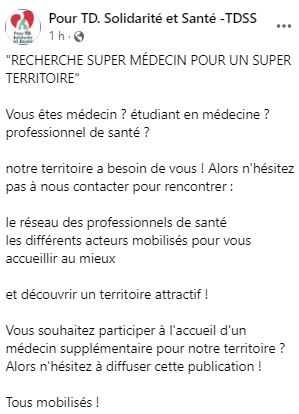 Vahal18's tweet photo. Si jamais vous pouvez RT/partager l'info svp... MERCI !
#vaillysursauldre #grandsancerrois #paysfort #departementducher #centrevaldeloire #recherchemedecin #recrutementmedecin #SOSVillage #etudiantmedecine #facultesdemedecine #santé #desertmedical #TousMobilisés #berry https://t.co/MfXzPn34Vb