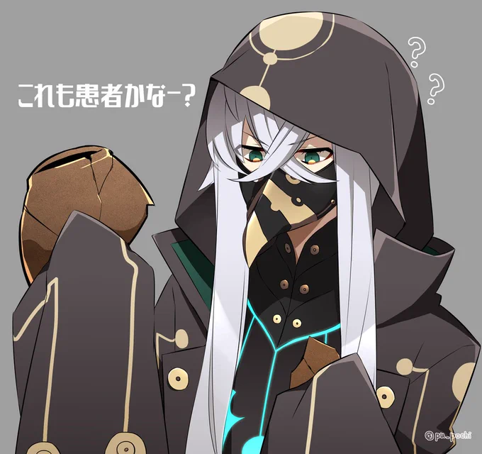 【ゲームさんぽ】割れた壺さえも患者になるアスクレピオス先生の医術マジ広すぎだし、シシン先生の「これも患者かなー?」が好きすぎて描いてしまった 