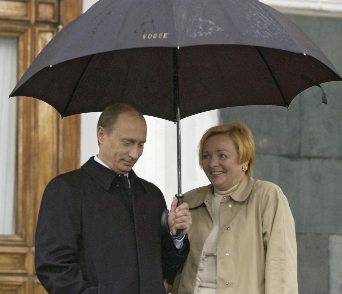 Людмила Путина 9 мая 2005