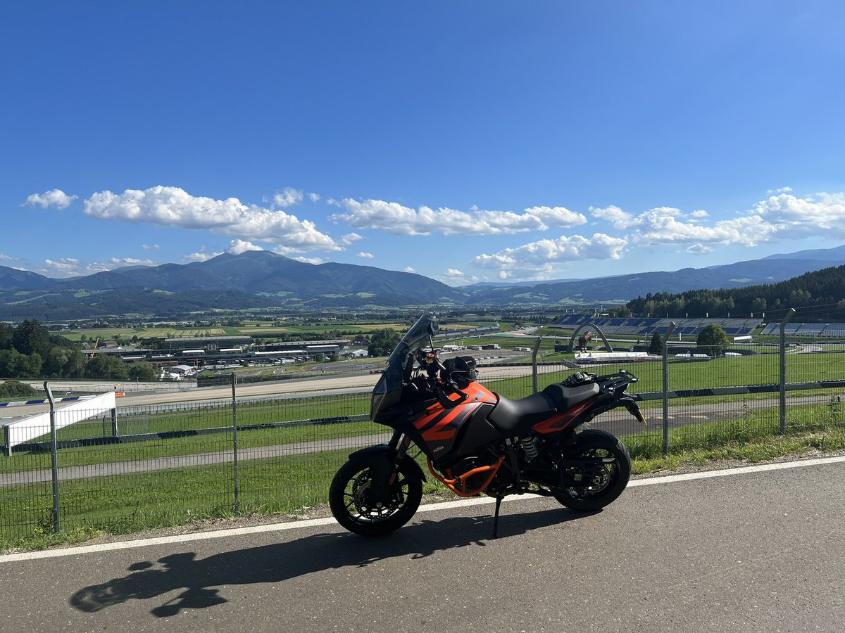 GSimmo66's tweet image. When Work &amp;amp; Pleasure combine!!!!!. Great ride from UK to The Red Bull Ring…… even if it did rain😂