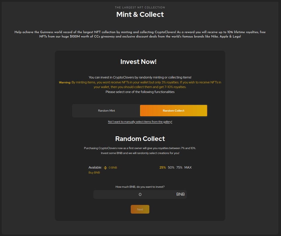 🚨The moment has finally arrived🚨

MINT IS LIVE EVERYONE📢

Official link: cryptoclovers.io/#mint-and-coll…

WL members are able to buy 1 - get 1 free
#GuinnessWorldRecord incoming🚀

Do not click on any other links 🛑

#CryptoClovers #Minting #NFT
